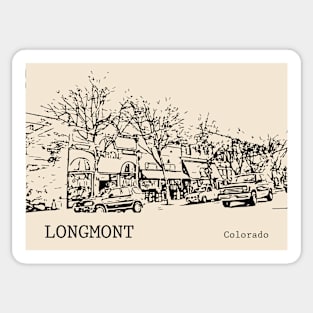 Longmont Colorado Sticker